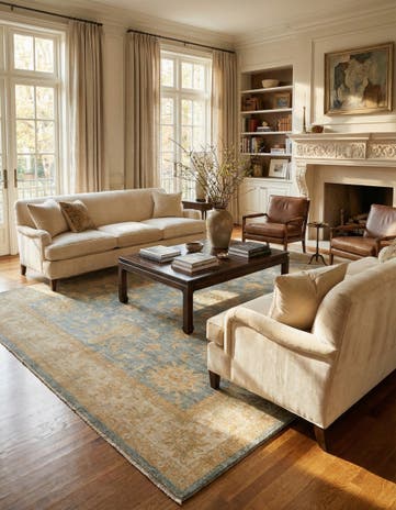 8' 7 x 11' 2 Kaizar Wool Rug