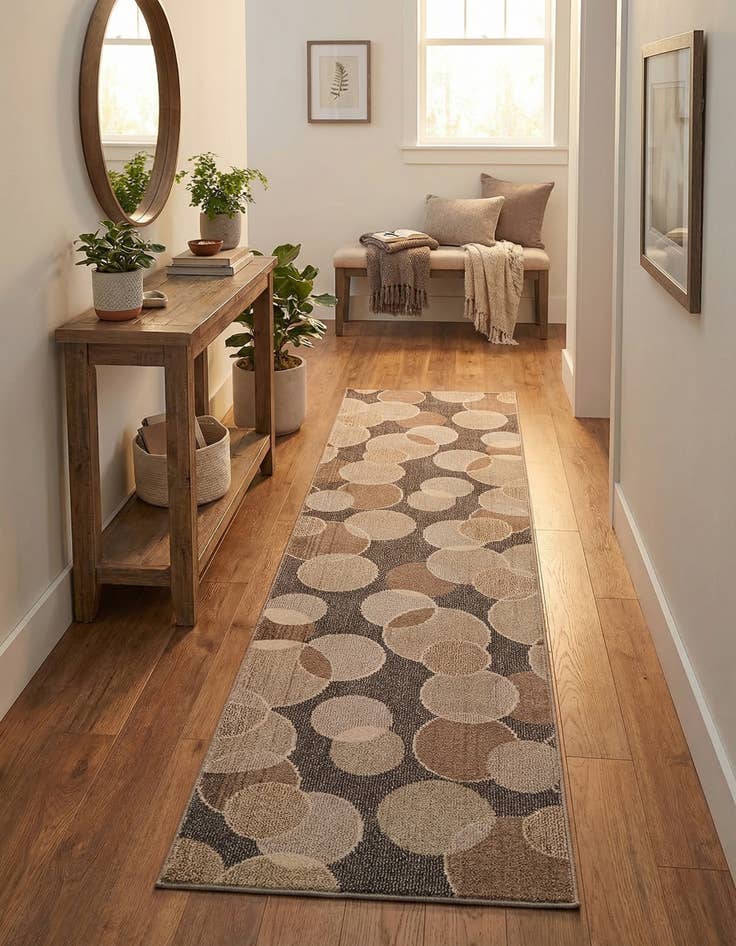 Detail image of 2' 7 x 10'  Washable Spectrum Runner Rug