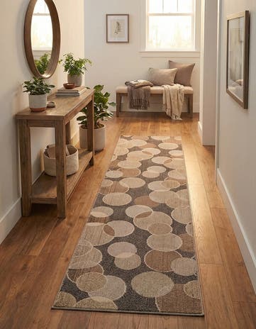 2' 7 x 10' Washable Theia Runner Rug
