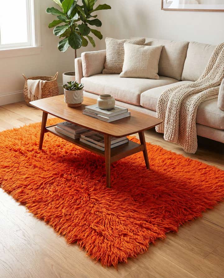 3' 3 x 5' 4 Hand Knotted Moroccan Wool Rug