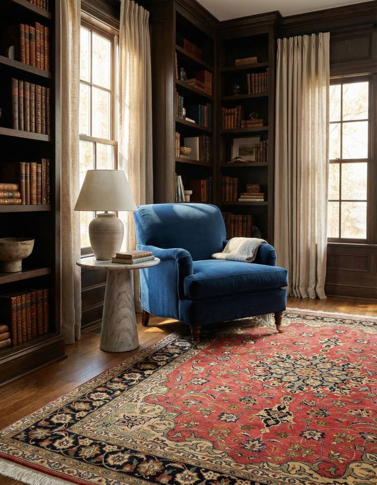 Detail image of 4' 11 x 6' 7 Tabriz Rug