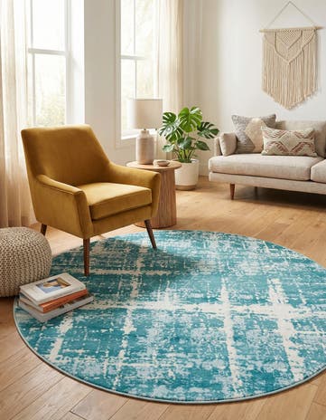 Jill Zarin 5' 3 x 5' 3 Uptown Lexington Avenue Round Rug