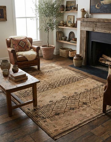 5' x 7' 5 Hand Knotted Balouch Persian Wool Rug