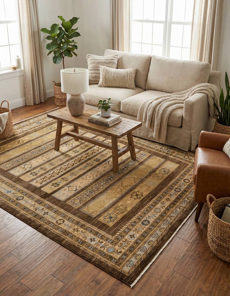 Detail image of  7' x 10' Kashkuli Gabbeh Rug