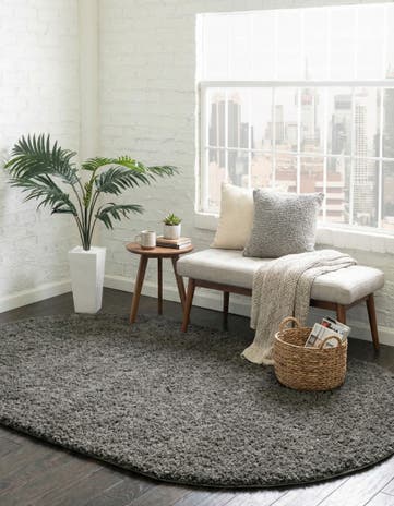 5' x 8' Everyday Shag Oval Rug