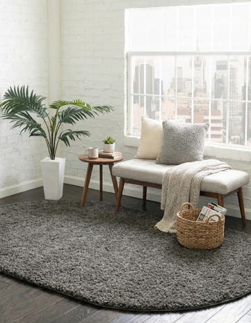 5' x 8' Everyday Shag Oval Rug