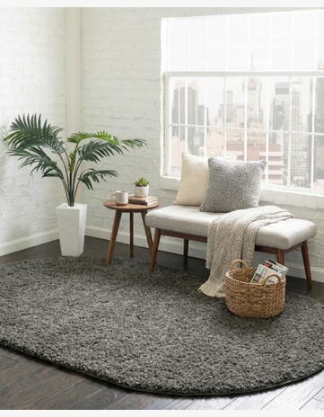 5' x 8' Everyday Shag Oval Rug