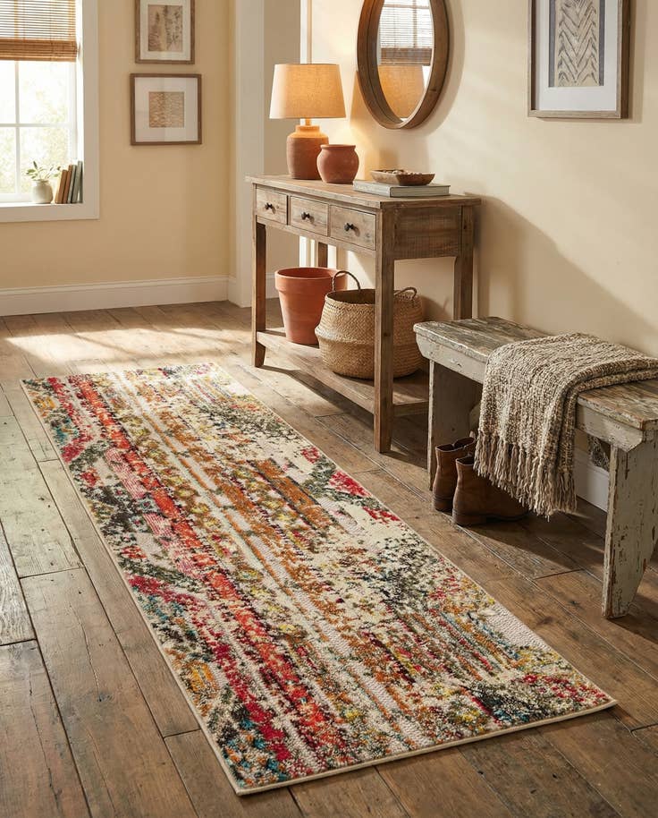 Detail image of 2' x 5' Easy-Clean Casablanca Indoor / Outdoor Runner Rug
