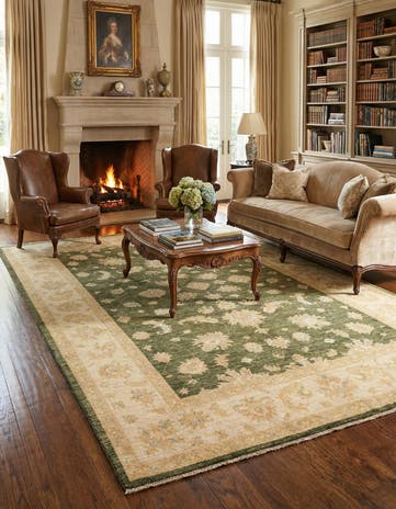 6' 9 x 9' 11 Ziegler Wool Rug