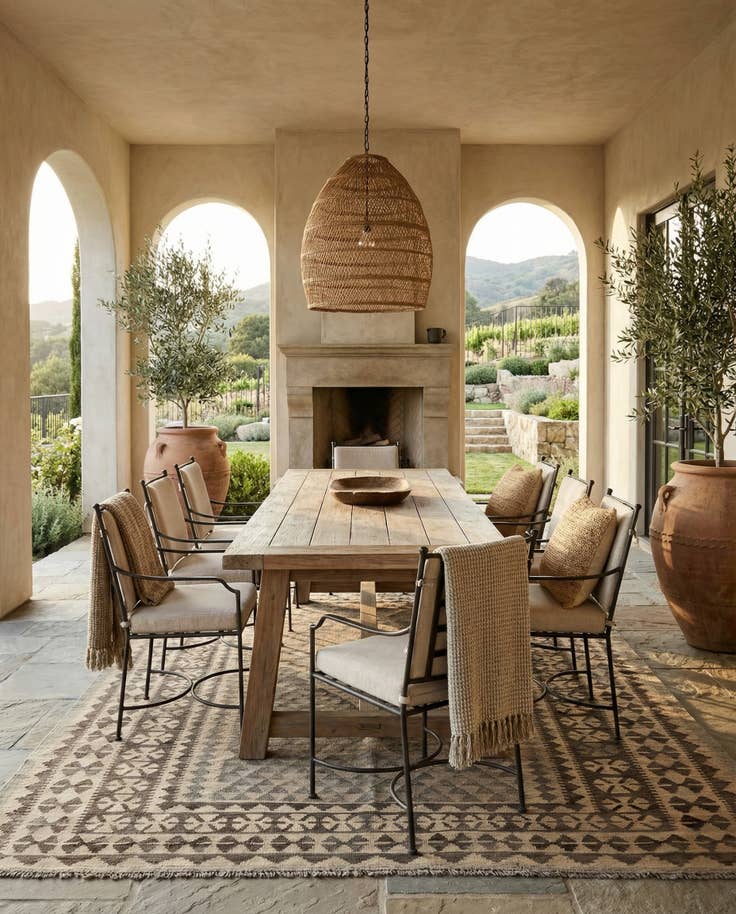 Detail image of 5' 9 x 8' 7 Hand Woven Kilim Maymana Wool Rug