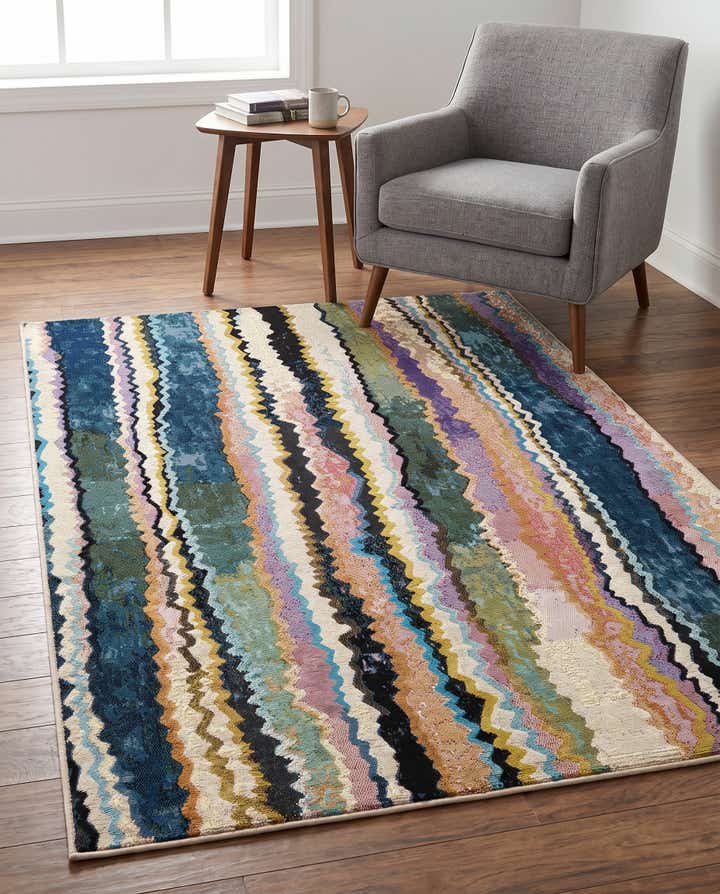 4' x 6' Easy-Clean Modern Indoor / Outdoor Rug