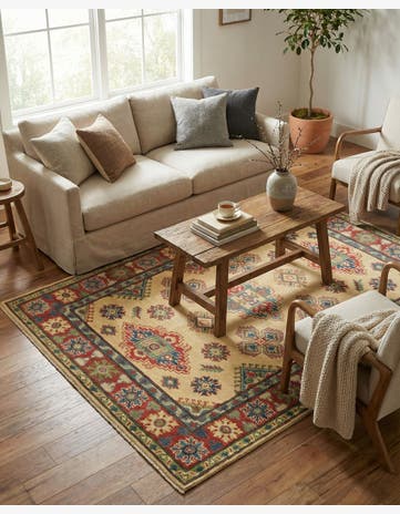 4' 2 x 6' Hand Knotted Kazak Rug