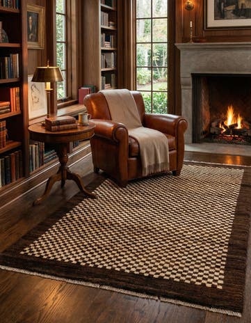 3' 10 x 5' 9 Hand Knotted Darya Wool Rug