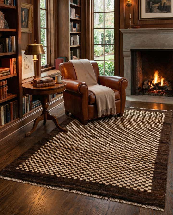 3' 10 x 5' 9 Hand Knotted Darya Wool Rug