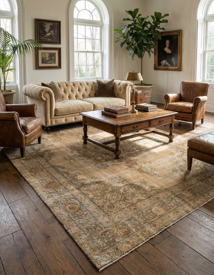 Detail image of 9' 6 x 12' 5 Vintage Royal Rug