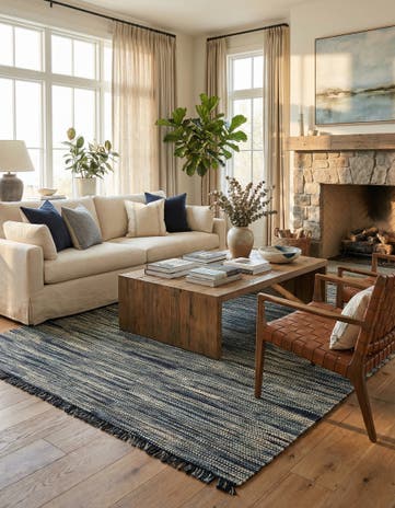 10' x 14' 1 Hand Woven Chunky Jute Rug