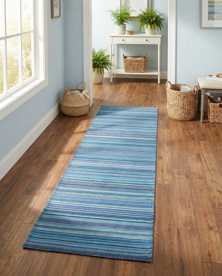 Detail image of 2' x 6' Easy-Clean Vista Breeze Indoor / Outdoor Runner Rug