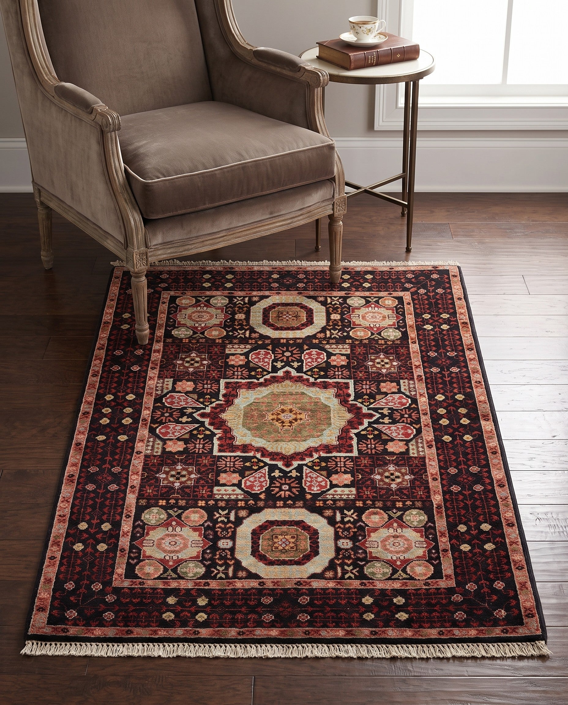 3' 3 x 5' 1 Hand Knotted Mamluk Ziegler Rug
