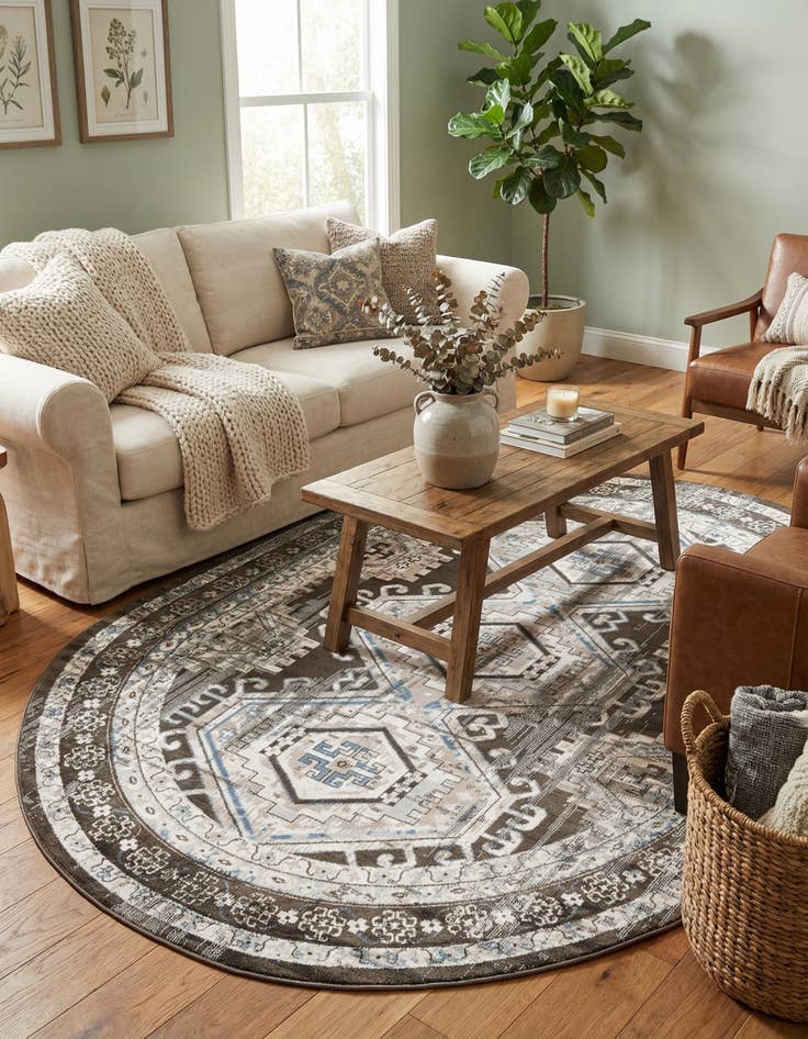 Detail image of  7' 10 x 10' Charlotte Oval Rug