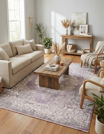 Purple Modern Classical Rug