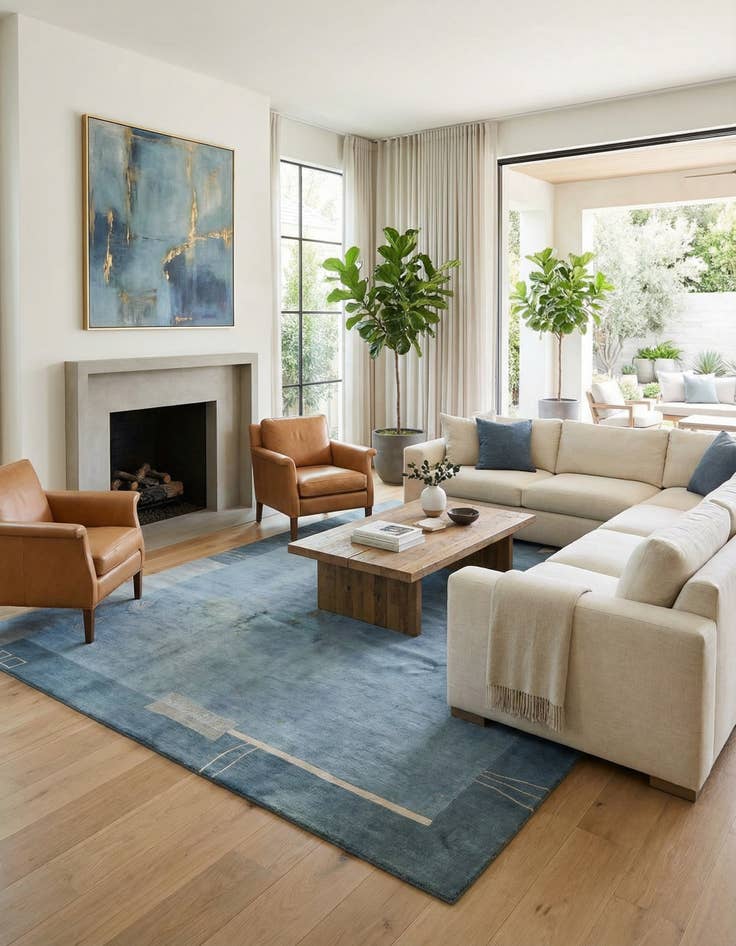 Detail image of 8' 3 x 11' 5  Hand Knotted Tibet Wool Rug