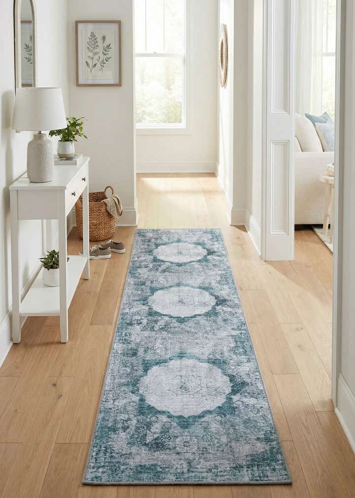 2' x 8' Washable Yara Runner Rug