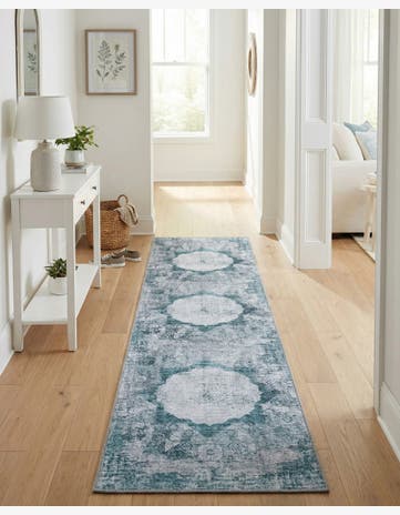 2' x 8' Washable Yara Runner Rug