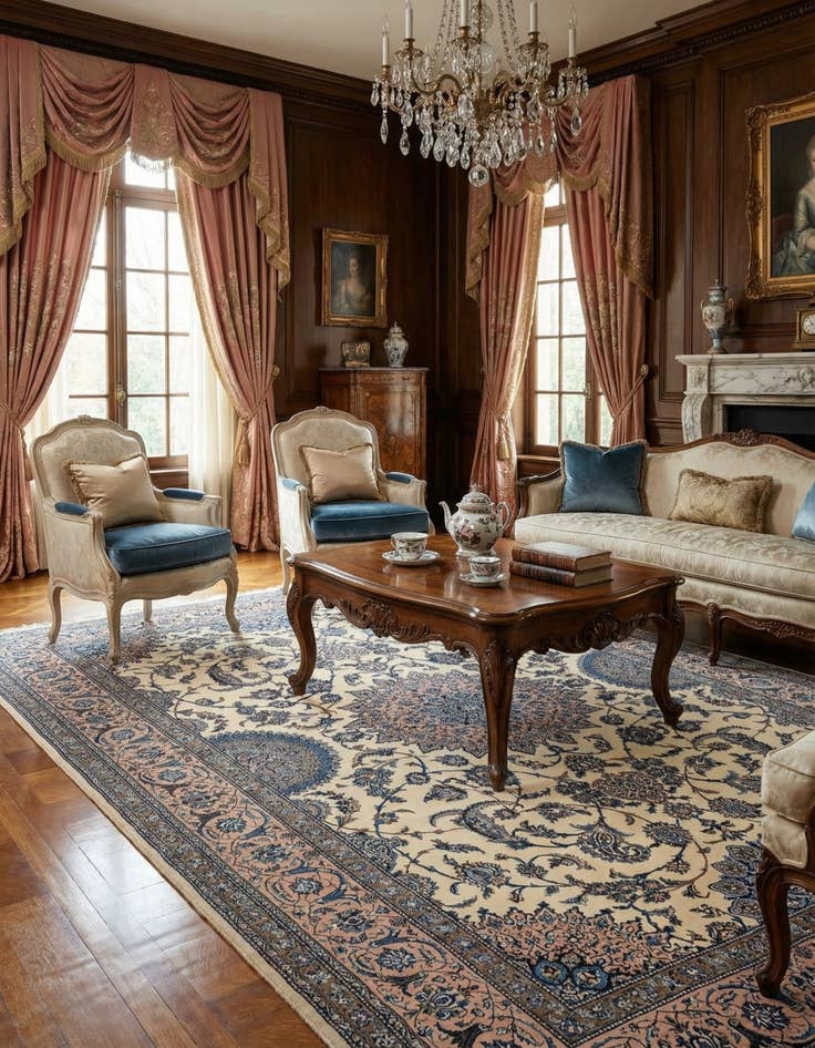 Detail image of 7' 1 x 10' 6 Nain Rug