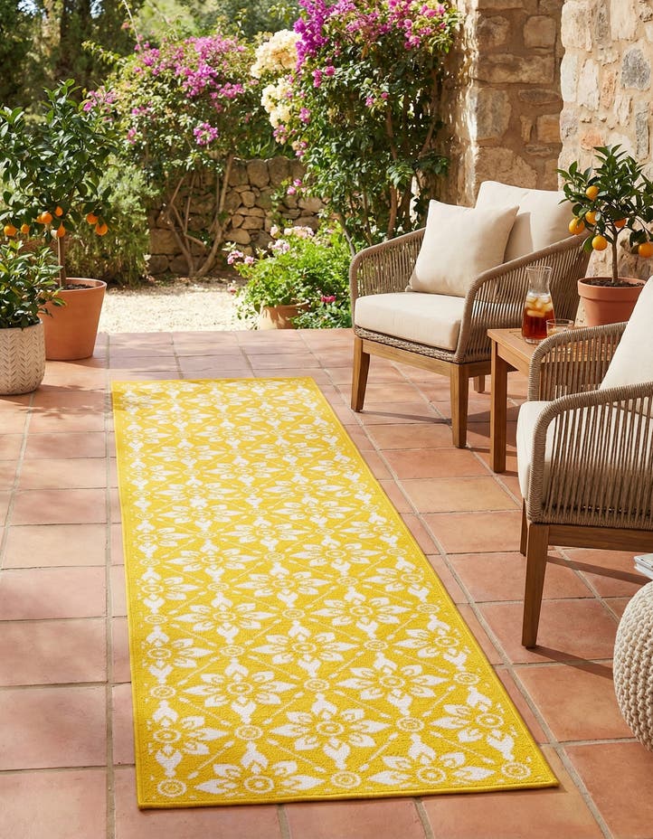 2' 7 x 12' Easy-Clean Lattice Indoor / Outdoo...