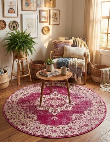 4' x 4' Amulet Round Rug