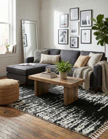 5' 3 x 8' Serenity Shag Rug