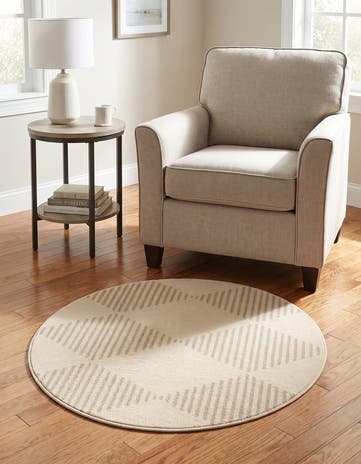 95cm x 95cm Contour Round Rug