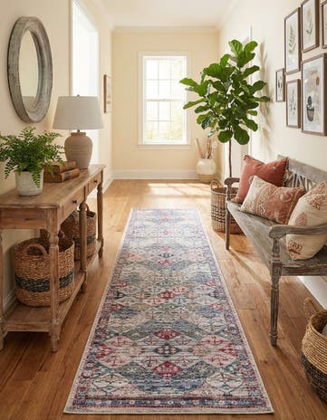 2' x 10' Washable Mangata Runner Rug
