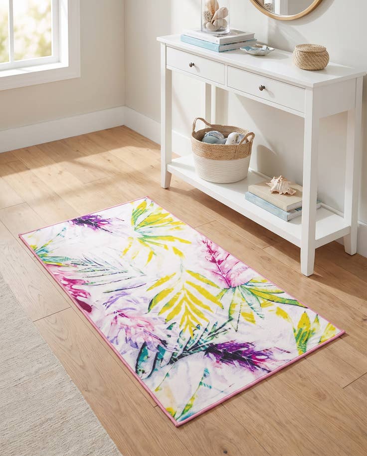 Detail image of 2' x 3' 11 Easy-Clean Jill Zarin Caribbean Indoor / Outdoor Runner Rug