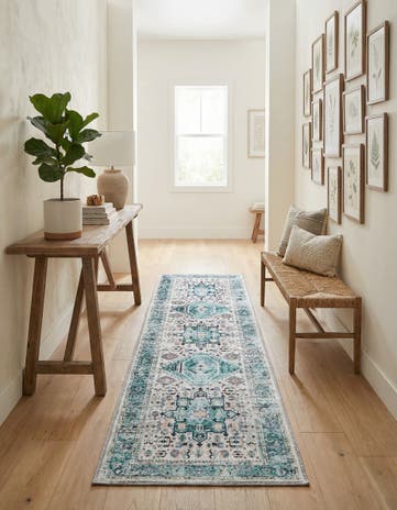 2' x 6' Washable Yara Runner Rug