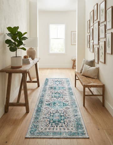 2' x 6' Washable Yara Runner Rug