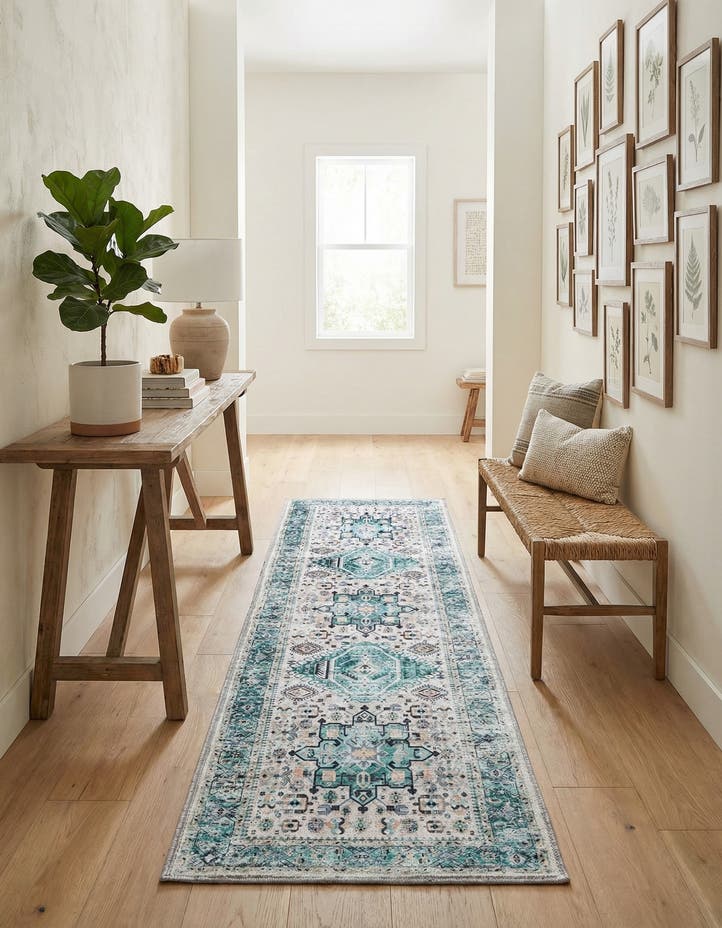 2' x 6' Washable Yara Runner Rug