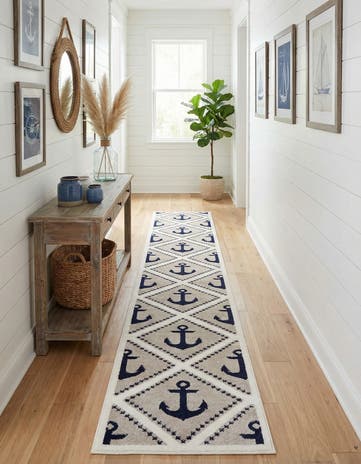 Gray Sydney Runner Rug