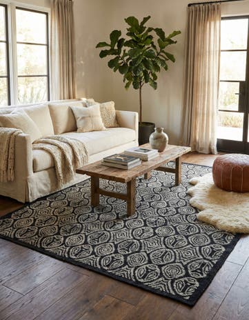 8' 5 x 10' Hand Knotted Moroccan Wool Rug
