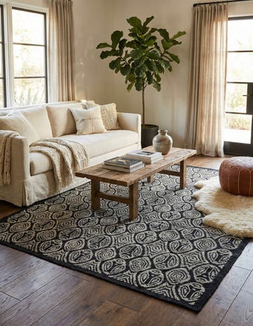 8' 5 x 10' Hand Knotted Moroccan Wool Rug