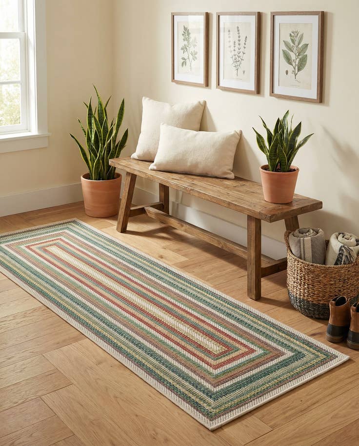Detail image of 2' x 6' Easy-Clean Baja Indoor / Outdoor Runner Rug