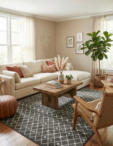 10' 8 x 14' Moroccan Trellis Rug