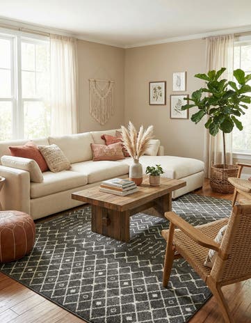 10' 8 x 14' Moroccan Trellis Rug