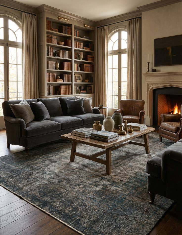 Detail image of 9' 6 x 12' 8  Hand Knotted Ultra Vintage Persian Wool Rug