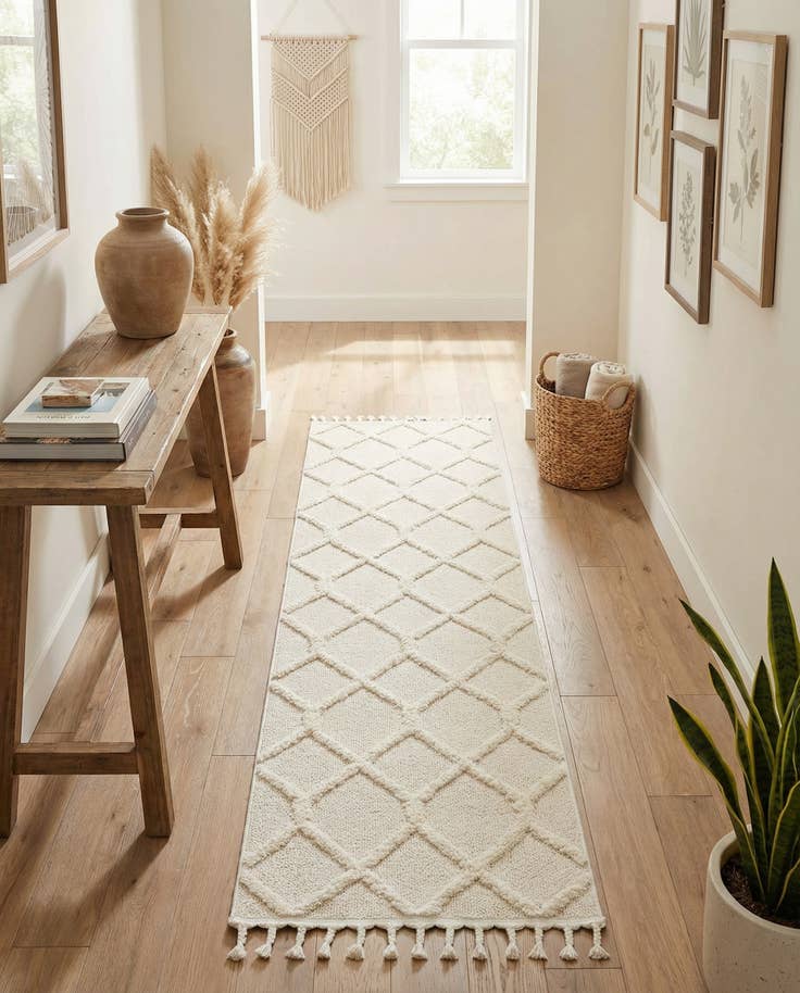 Detail image of 2' x 8' Boho Runner Rug