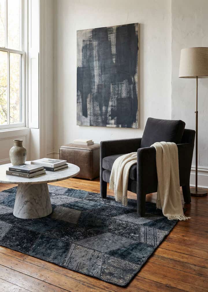 3' 6 x 5' 1 Hand Knotted Ultra Vintage Persian Wool Rug