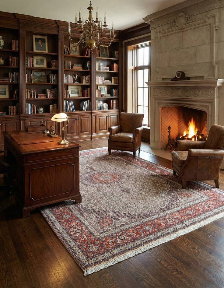 Detail image of  6' 8 x 9' 6 Mood Wool Rug