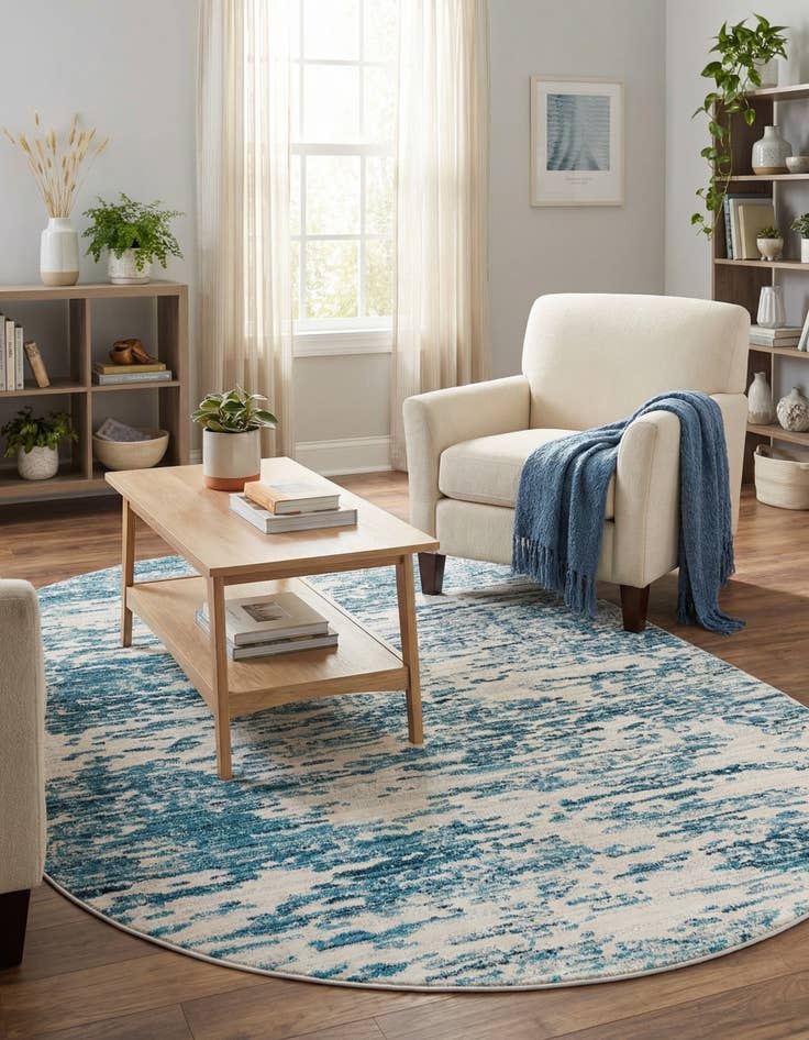 Detail image of  5' x 8' Oasis Oval Rug