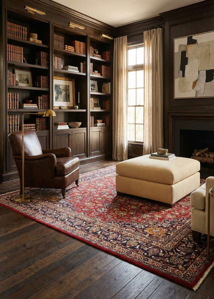 9' 9 x 10' 8 Najafabad Square Rug