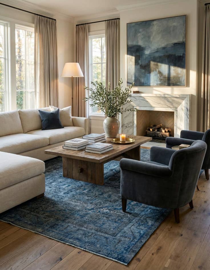 Detail image of 9' 3 x 12' 9  Hand Knotted Ultra Vintage Persian Wool Rug